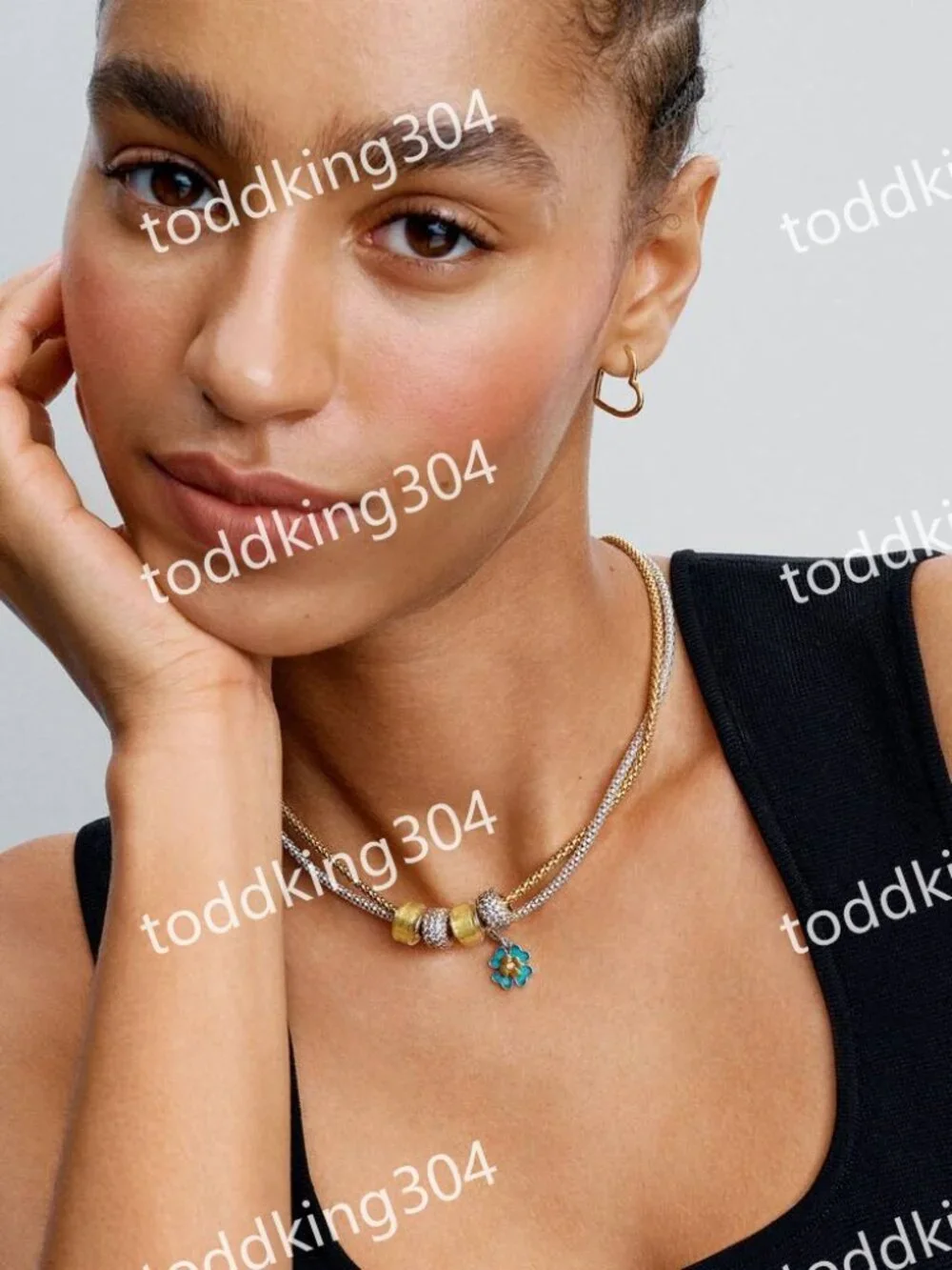 Asymmetrical Heart Hoop Earrings